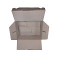 Yellow Light Ice-Cream Packing Paper Box with Handle